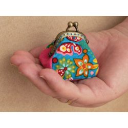 Bársony pénztárca 4.5 cm