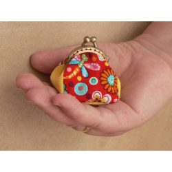 Bársony pénztárca 4,5 cm