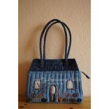 Házikós táska (farmer)